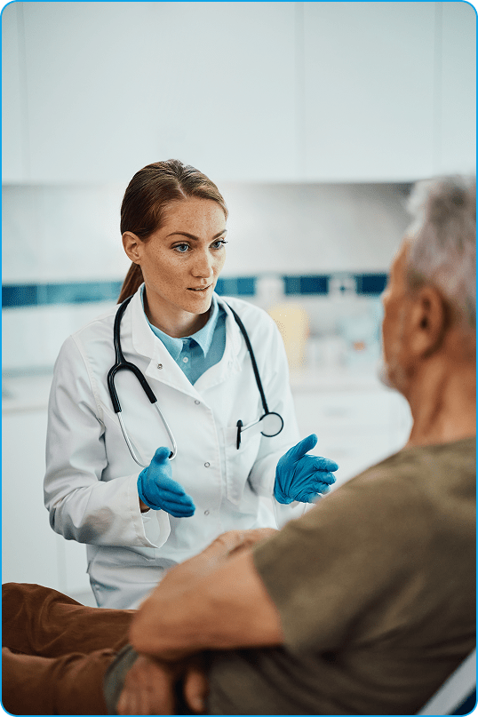 mid-adult-doctor-explaining-something-to-her-senio